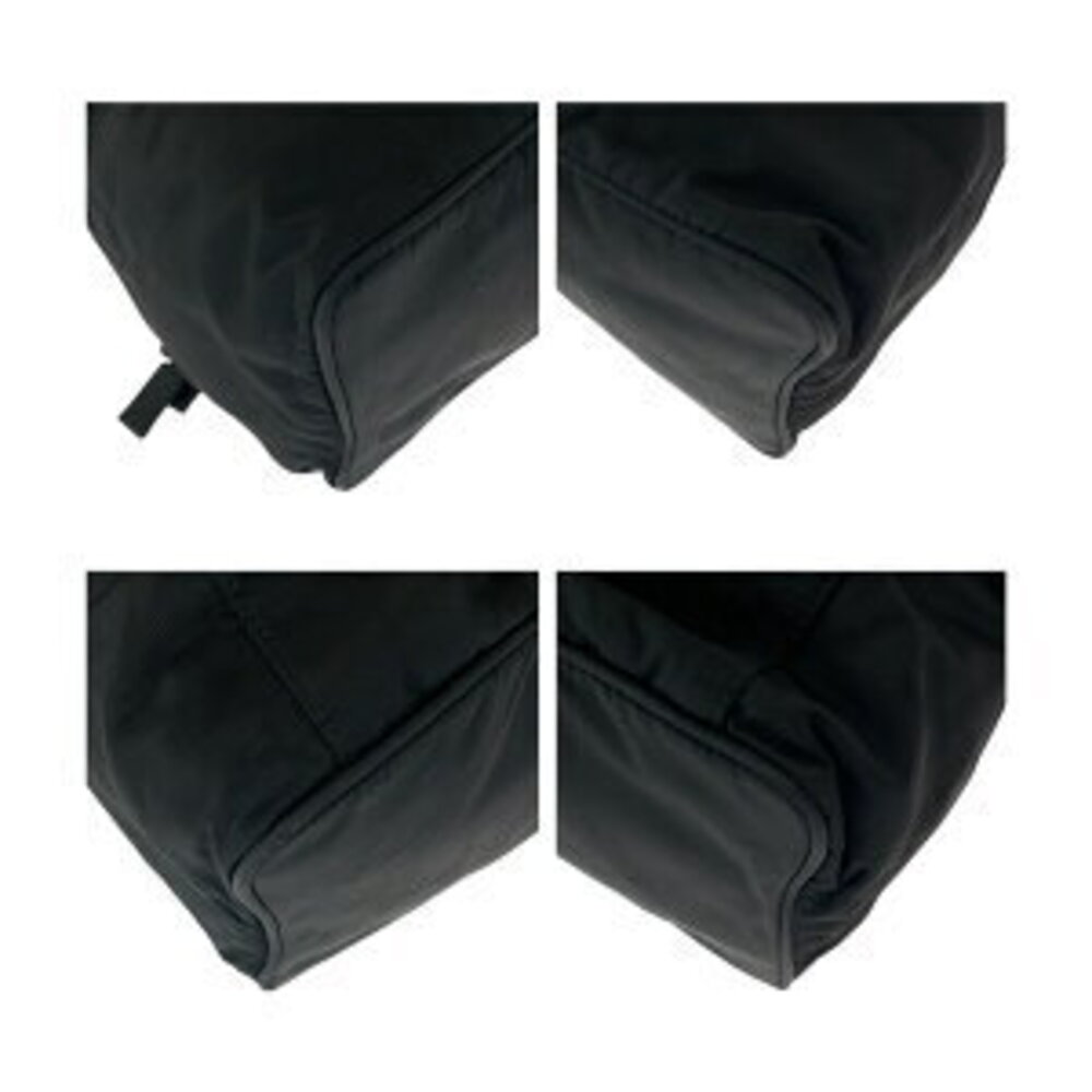 Prada handbag vanity nylon Tessuto plate black logo bag triangular - Picture 3 of 10